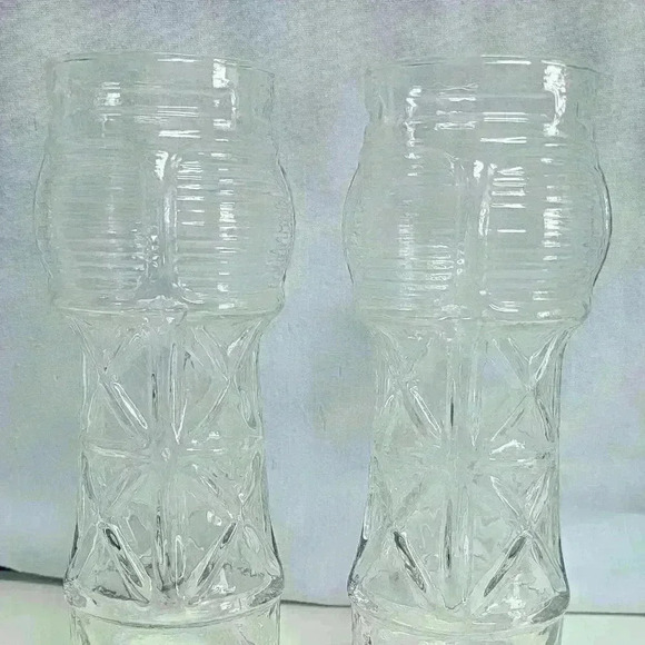 Set of 2 Red Lobster Lighthouse Glasses - Picture 1 of 5